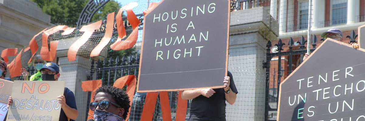 Housing protest