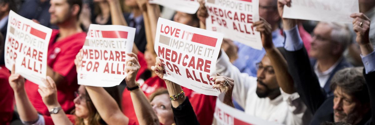 Medicare for All supporters