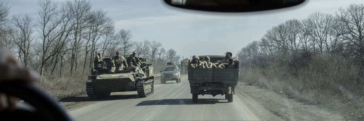 Military mobility continues in Siversk, Ukraine