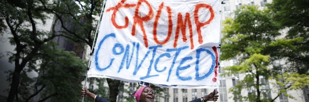 'Historic Win for Accountability': New York Jury Finds Trump Guilty on 34 Felony Counts