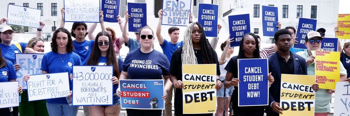 Student Loan Borrowers Demand Biden Cancel Student Debt Immediately