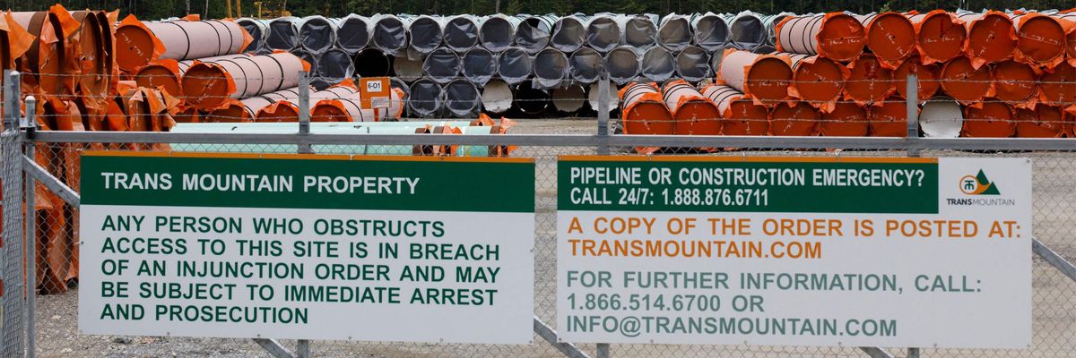 Trans Mountain oil pipeline