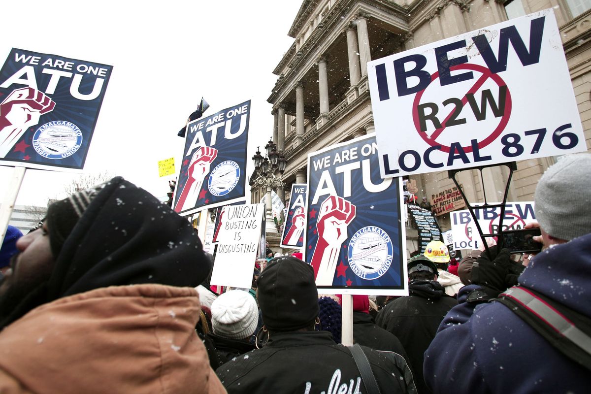 Michigan becomes first state in decades to repeal 'right to work