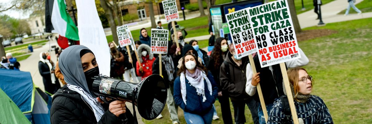 University of Michigan protest