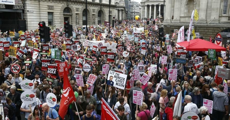 Austerity Kills Tens Of Thousands March In London Against Brutal Cuts