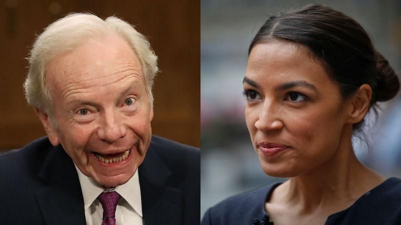 joe lieberman ocasio cortez