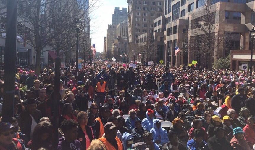 RESIST: 80,000 March in Raleigh for Voting Rights, Democracy & # ...