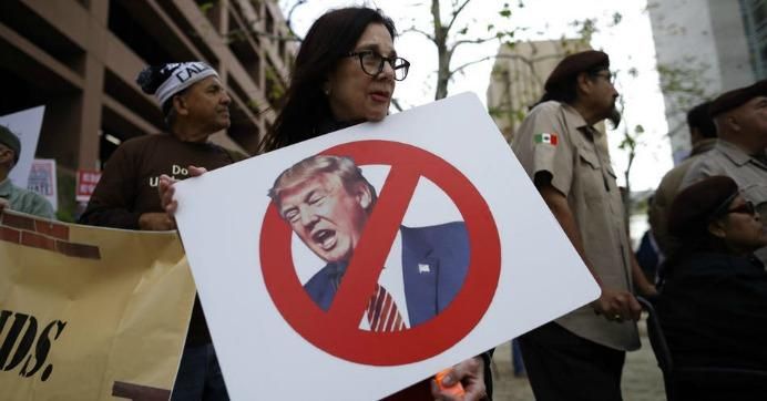 'Trump Not Welcome Here': Protests As President Arrives In California