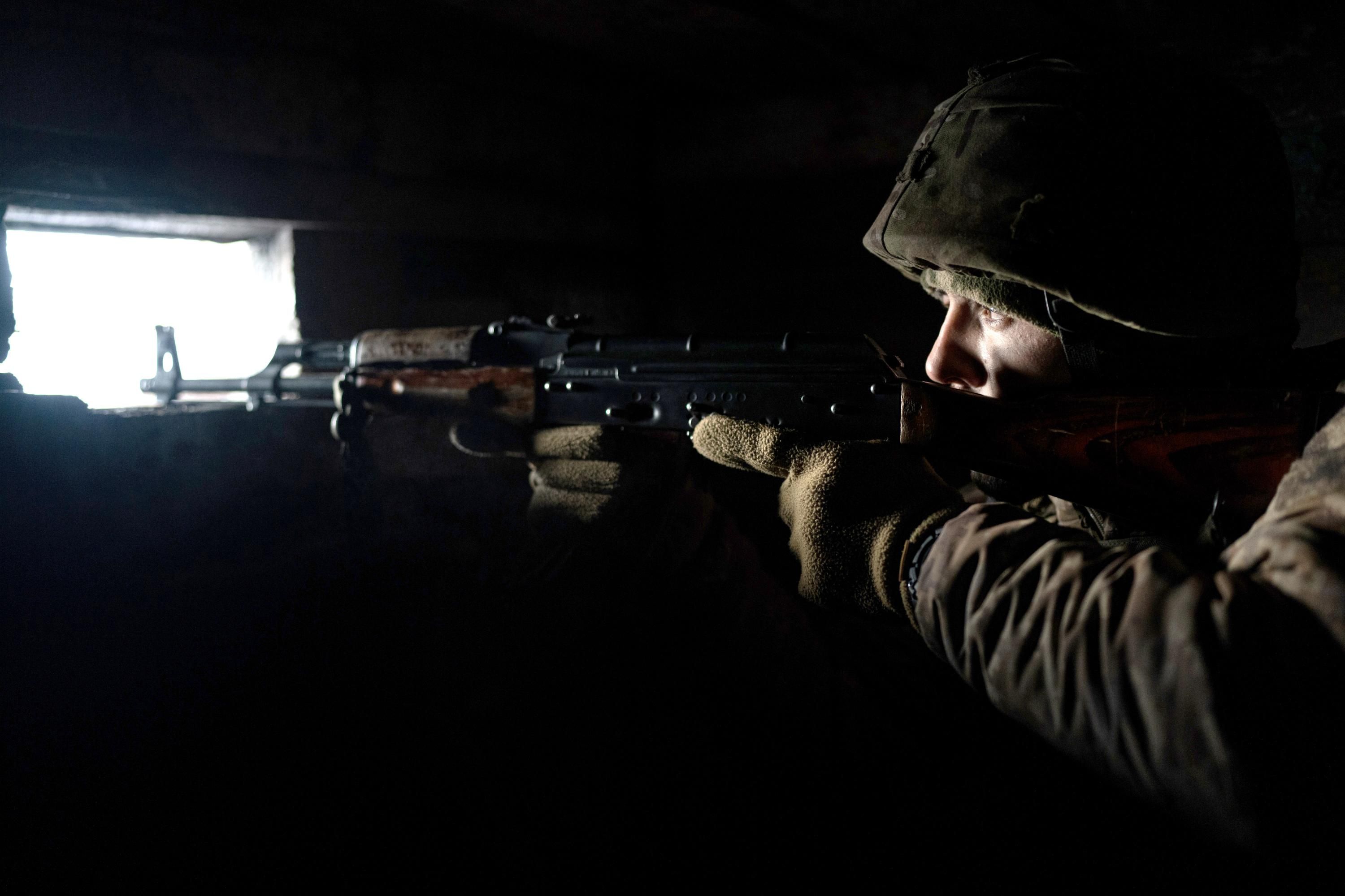 Ukrainian soldier